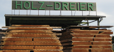 Holz-Dreier: Holzbild, Holzlagerung